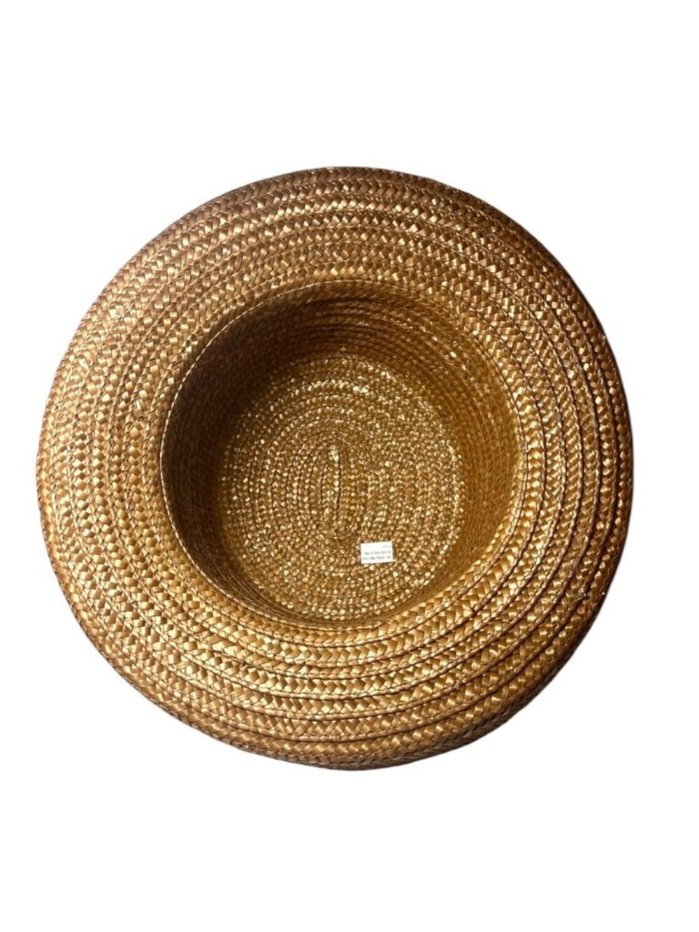 Vintage Straw Boater Sun Hat Floral 3D Flowers Victorian Cottagecore Gardening - Picture 4 of 4